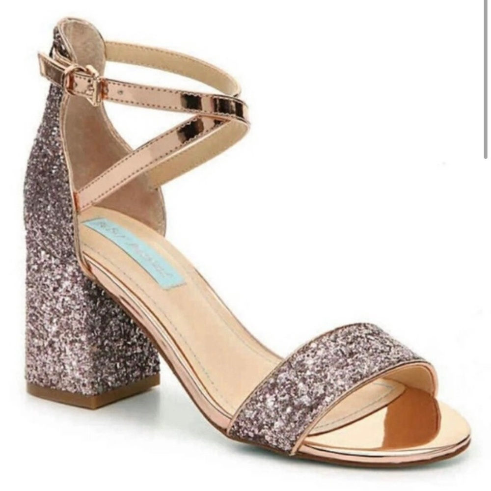 Betsey Johnson Libra Sandal sparkly heels